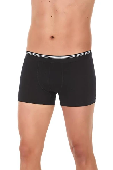 YILDIZ366 LİKRALI FORMEN BOXER SİYAH ürün görseli 1