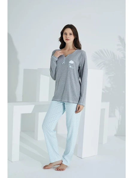 Etoile Kadın %100 Pamuk Pijama Takımı ürün görseli 1