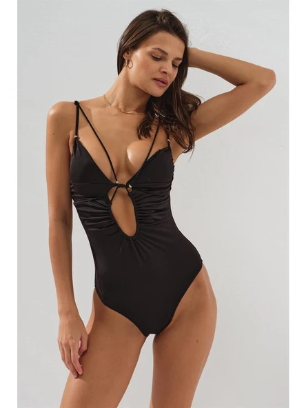 Pierre Cardin İnce Askılı Dekolteli Mayo - Resim 2