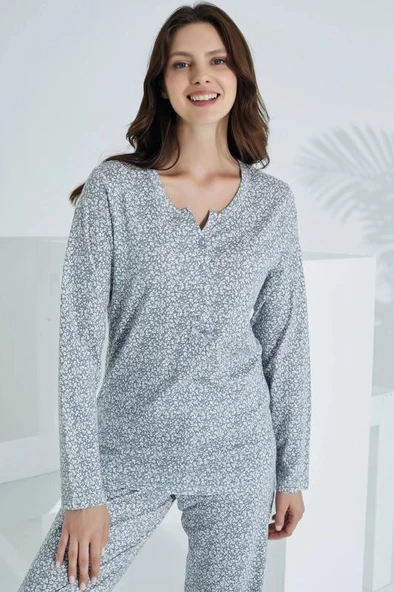 Etoile 98277 Pamuklu Uzun Kol  Pijama Takım ürün görseli 1