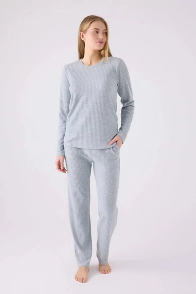 Pierre Cardin 8908 Uzun Kollu Kadın Pijama Takımı ürün görseli 1