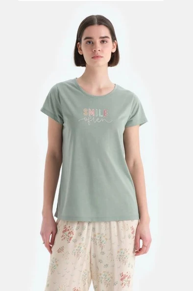 Eros 33554 Pamuklu Kısa Kollu Kadın Pijama Takımı ürün görseli 1