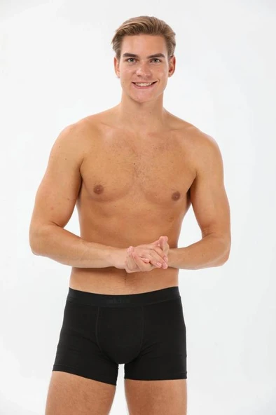 YILDIZ40 MODAL BOXER SİYAH - Resim 3