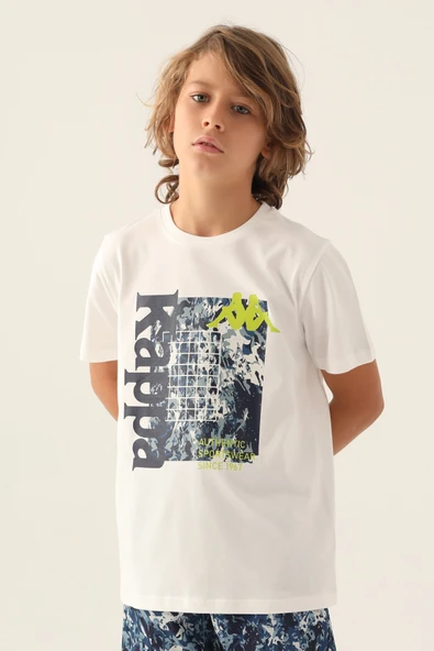 Kappa 331 Pamuklu Kısa Kollu Erkek Çocuk T-shirt ürün görseli 1
