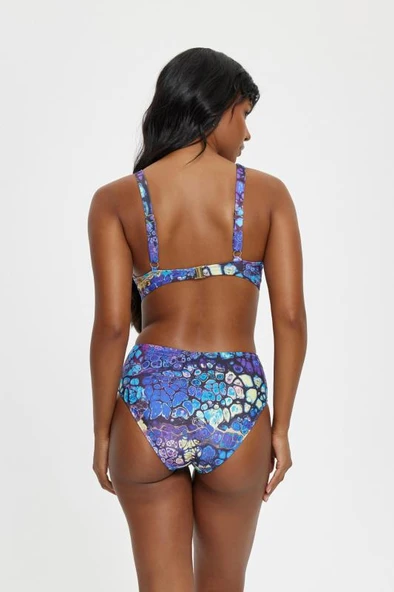 B11028 Telli Toparlayıcı Bikini Takımı - Resim 3