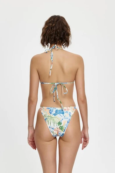 B11025 Küçük Üçgen Bikini Takımı - Resim 4