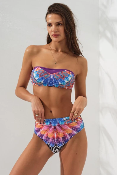 Pierre Cardin Soft Geniş Straplez Bikini - Resim 4