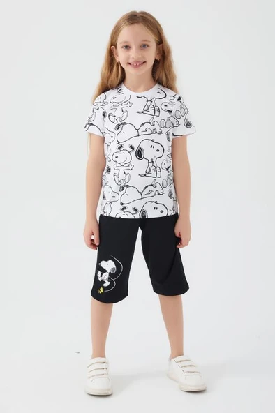 SNOOPY KIZ ÇOCUK KAPRİ TAKIM ürün görseli 1