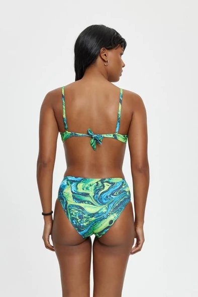 B11088 Straplez Boş Kaplı Bikini Takımı - Resim 3