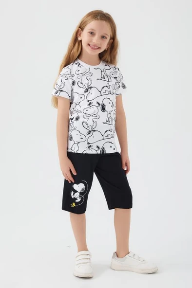 SNOOPY KIZ ÇOCUK KAPRİ TAKIM - Resim 2
