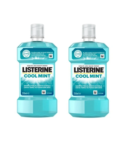 Listerine Cool Mint 250 ml 2 Adet Gargara ürün görseli 1