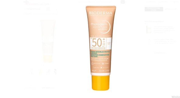 Bioderma Photoderm Cover Touch Mineral SPF 50 40 gr - Light ürün görseli 1