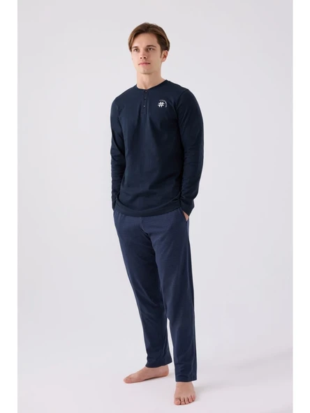 Arnetta 3166 Uzun Kollu Erkek Pijama Takımı ürün görseli 1