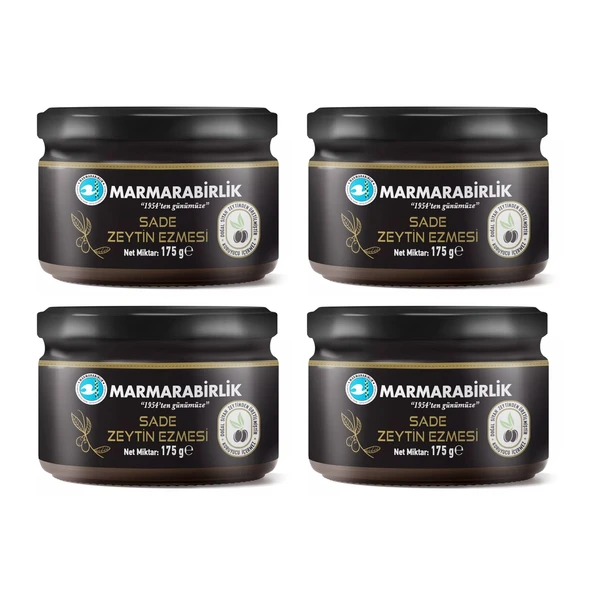 Marmarabirlik Zeytin Ezmesi 175 gr Sade x 4 Adet ürün görseli 1