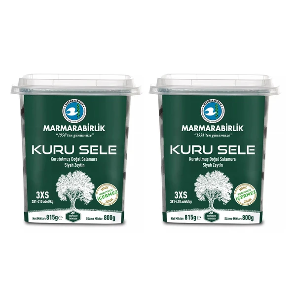 Marmarabirlik Kuru Sele Zeytin 800 gr 3XS x 2 Adet ürün görseli 1