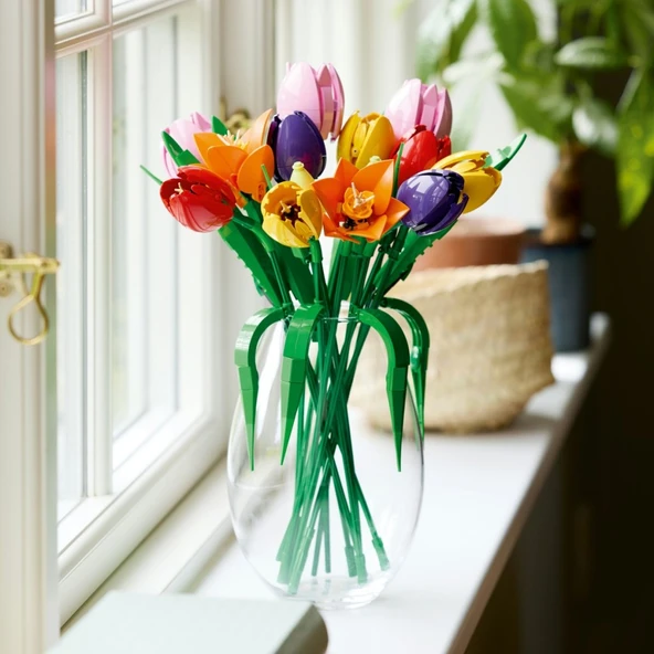 LEGO Botanicals Lale Buketi 11501 - Resim 10
