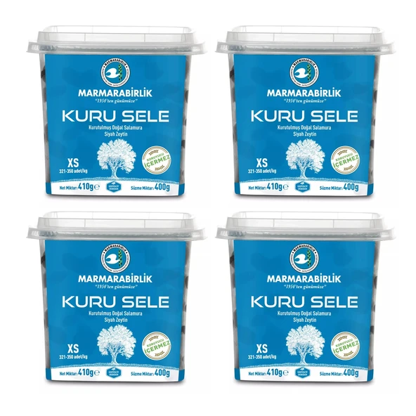 Marmarabirlik Kuru Sele Zeytin 400 g. XS x 4 Adet ürün görseli 1