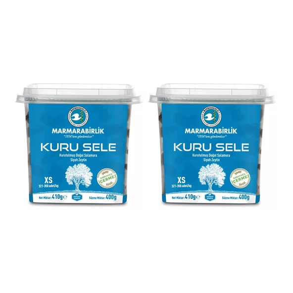 Marmarabirlik Kuru Sele Zeytin 400 g. XS x 2 Adet ürün görseli 1