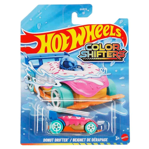 Hot Wheels Renk Değiştiren Araçlar BHR15 JKP19 Donut Drifter ürün görseli 1