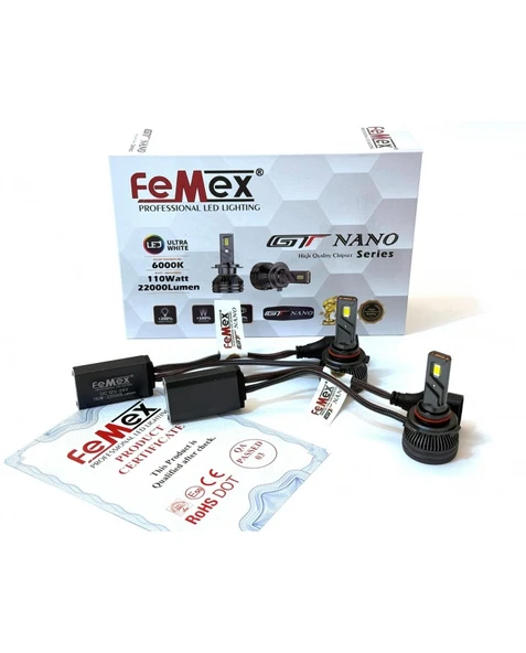 FEMEX Toyota RAV4 4 Makyajlı 2015-2018 KISA UZUN FAR LED GT NANO PRO HIR2 9012 ürün görseli 1