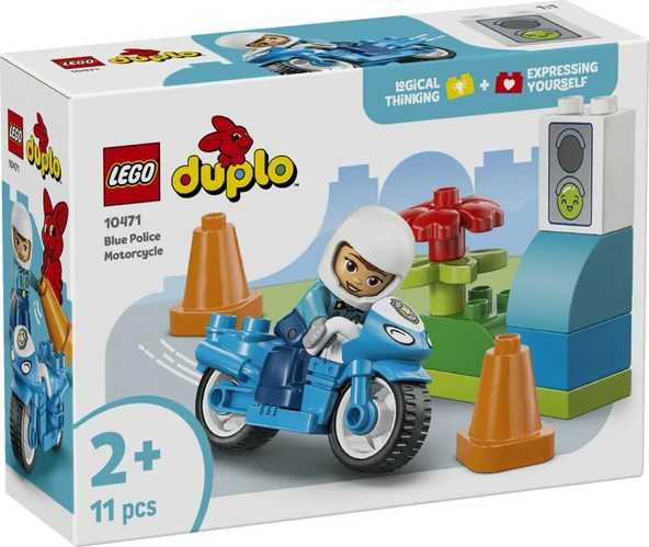 LEGO Duplo 10471 Blue Police Motorcycle ürün görseli 1