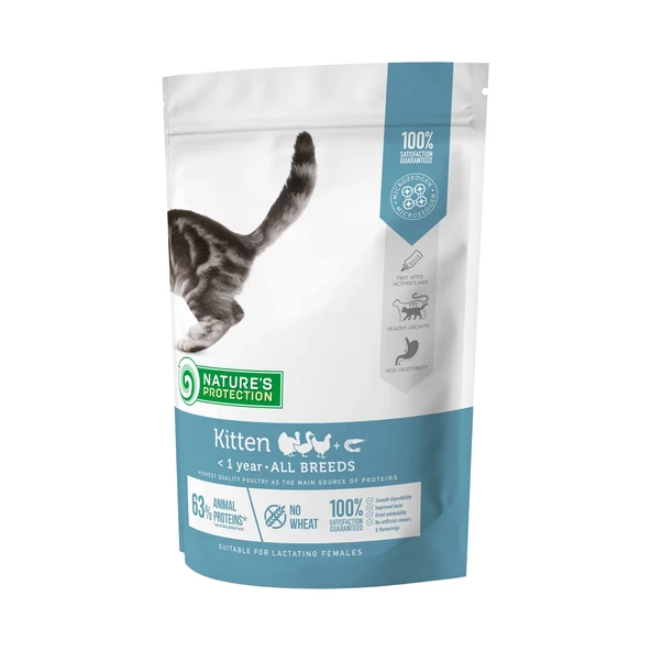 Nature's Protection Kitten Kümes Hayvanlı Yavru Kedi Maması 400gr ürün görseli 1