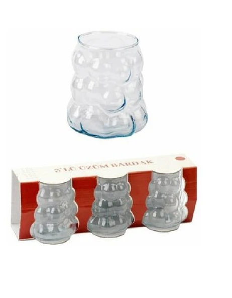 KRD Home Üzümlü Bardak 3lü 350 ml KRD-10333/25035 ürün görseli 1