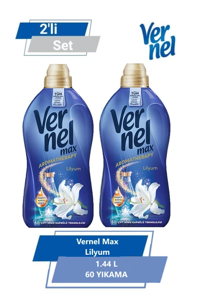 Vernel  Max Lilyum 1.44l 60 Yıkama 2'li Set ürün görseli 1