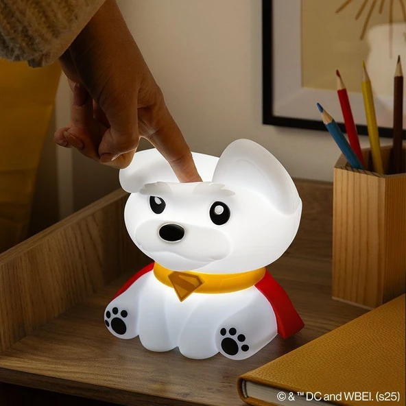 Paladone Superman Krypto SquishyGlo Şarjlı Silikon Lamba - Resim 2