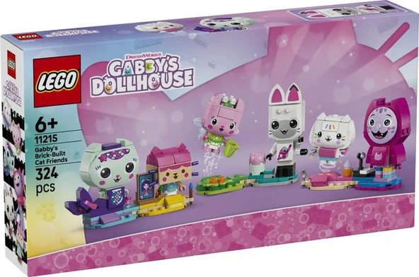 LEGO Gabby's Dollhouse 11215 Gabby's Brick-Built Cat Friends ürün görseli 1
