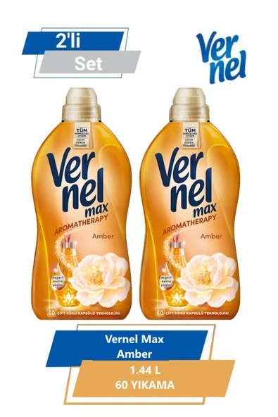 Vernel Max Amber 1.44l 60 Yıkama 2'li Set ürün görseli 1