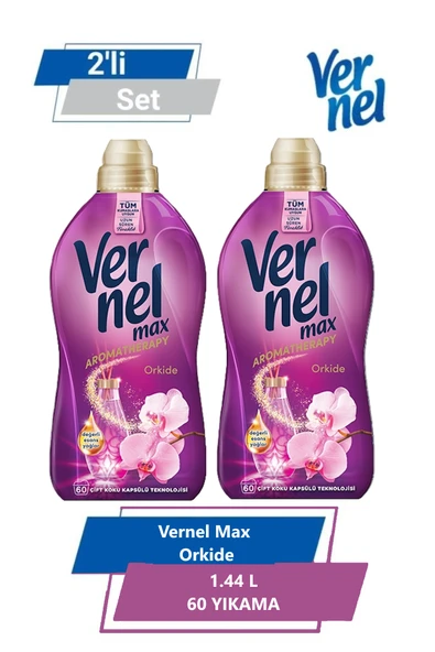 Vernel Max Orkide 1.44l 60 Yıkama 2'li Set ürün görseli 1
