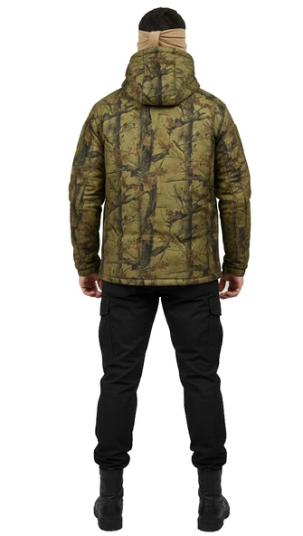 SOFT SHELL MONT ORMAN DESEN HAKİ ÇİFT KAT POLARLI - Resim 4