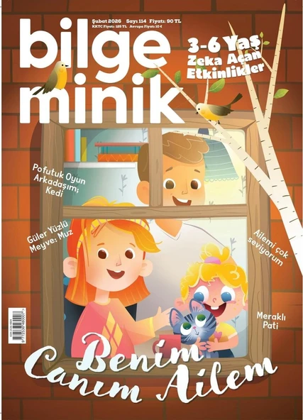 Bilge Minik Dergi Şubat 2026 (3-6 yaş) ürün görseli 1