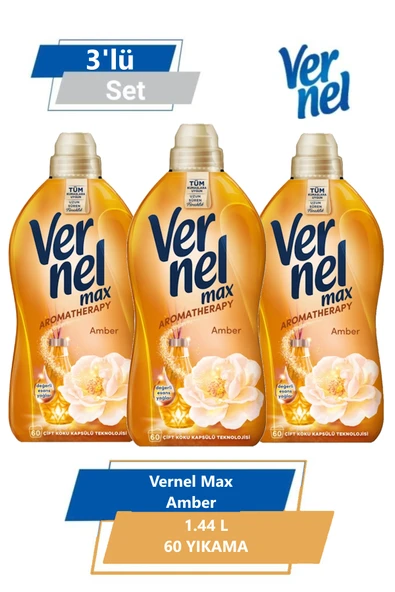 Vernel Max Amber 1.44l 60 Yıkama 3'lü Set ürün görseli 1