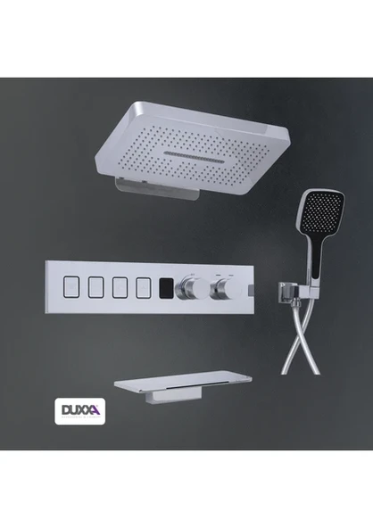 Duxxa Prime Ankastre Duş Seti Krom D.058 ürün görseli 1