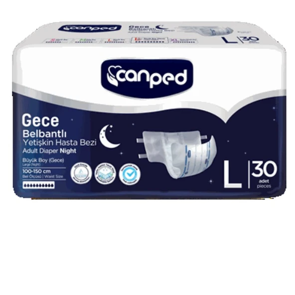 CANPED TEKSTİL LARGE GECE 30 ADET ürün görseli 1