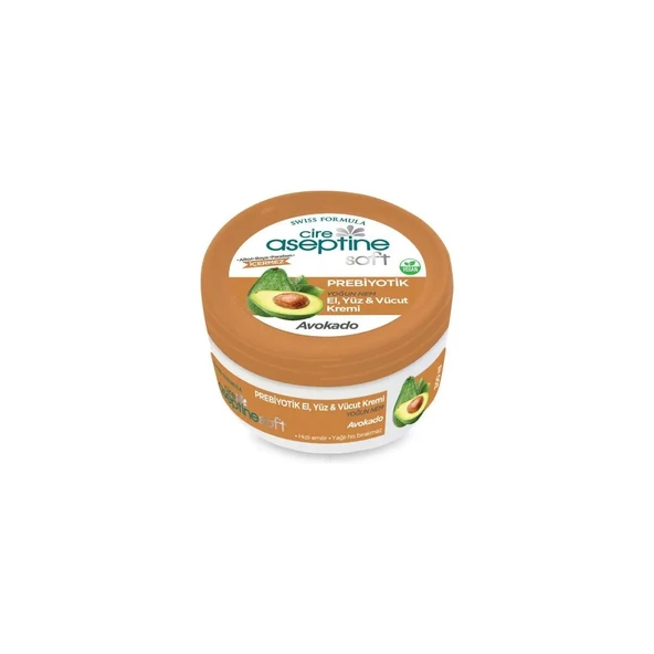 CİRE ASEPTİNE SOFT PREBİYOTİK AVOKADO EL, YÜZ VE VÜCUT KREMİ 300 ML ürün görseli 1