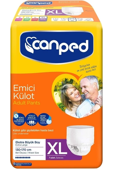 CANPED EMİCİ KÜLOT EXTRA LARGE 7 ADET ürün görseli 1