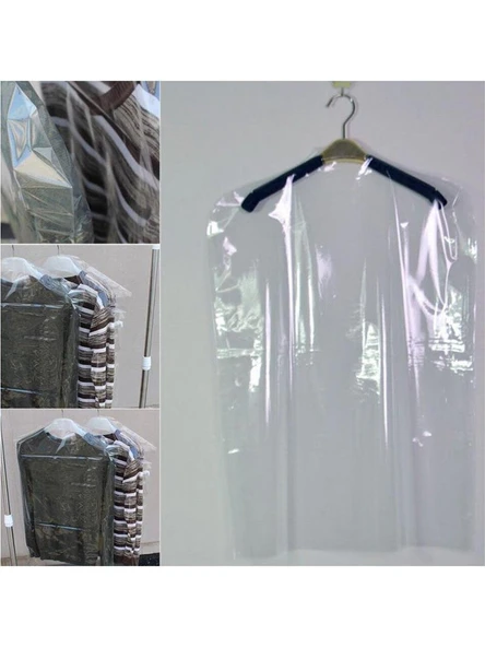 Şeffaf Elbise Koruma Kılıfı -60*120 -5 Adet, Ceket, Kazak, Tshirt Naylon Poşeti ürün görseli 1