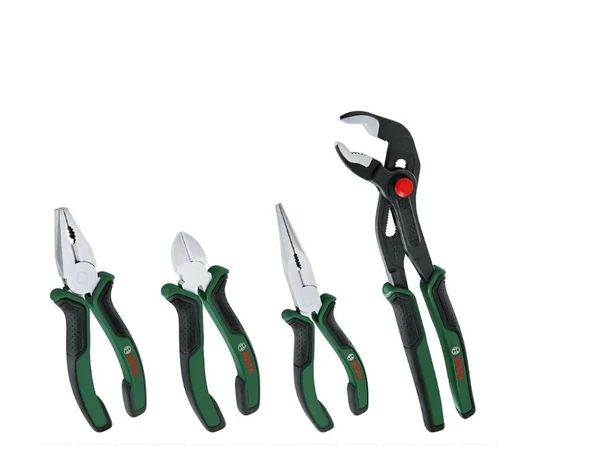 Bosch 4'Lü Pense Yan Keski Kargaburun Boru Anahtarı Seti - 1600A02W7K ürün görseli 1