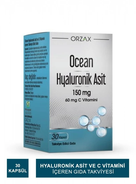 OCEAN HYALURONIC ACID 150MG 30 KAPSUL ürün görseli 1
