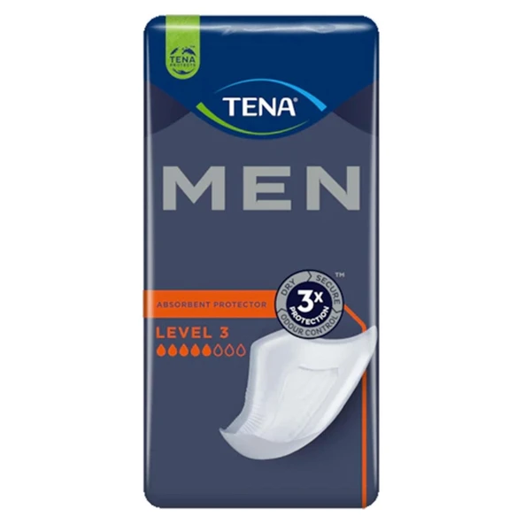 TENA ERKEK MESANE PEDİ SUPER LEVEL 3 16 LI ürün görseli 1