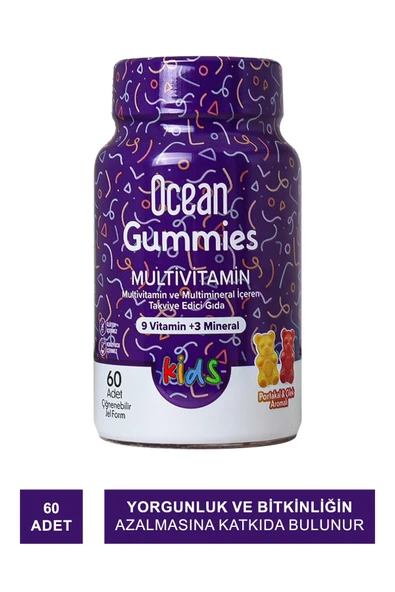 OCEAN GUMIES MULTVITAMIN KIDS JEL ürün görseli 1