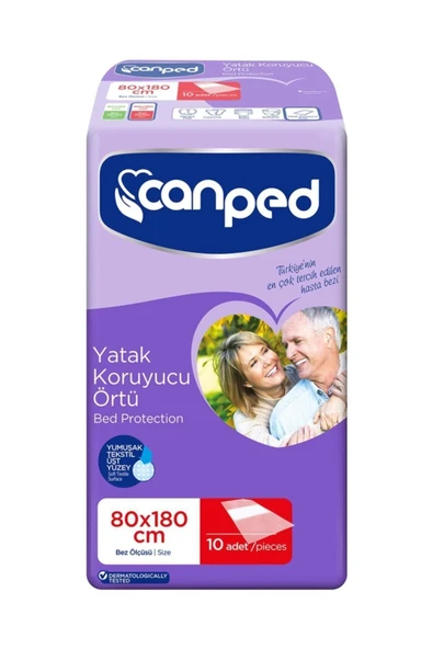 CANPED YATAK KORUYUCU 80X180 10 ADET ürün görseli 1
