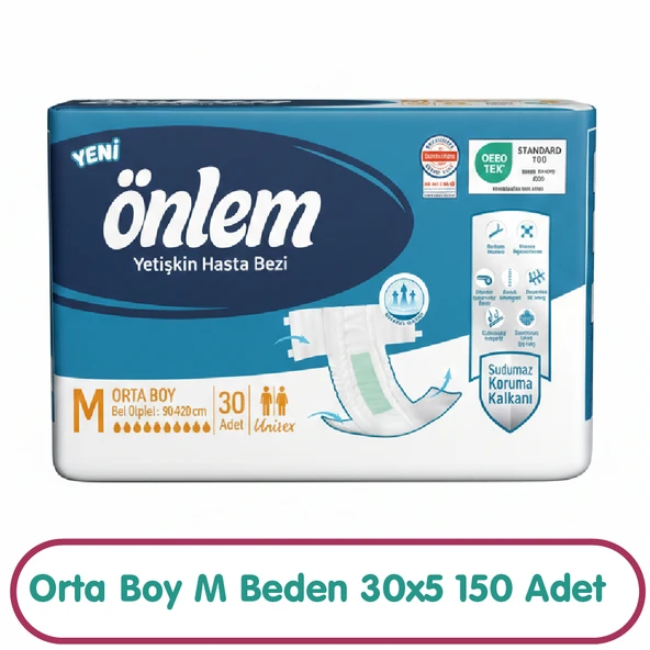 Önlem Hasta Bezi M Beden 30x5 150 Adet ürün görseli 1