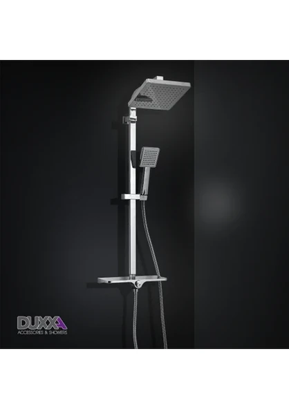 Duxxa Palace 500 Tepe Duş Seti SS304 Krom D.175.5 ürün görseli 1