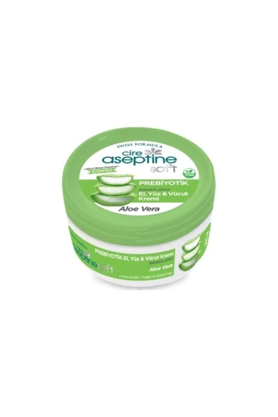 CİRE ASEPTİNE SOFT PREBİYOTİK ALOEVERA EL, YÜZ VE VÜCUT KREMİ 30 ML ürün görseli 1