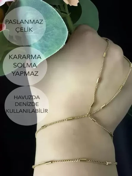 Cylia Zincir Gold Çelik Şahmeran - Vera Serisi ürün görseli 1