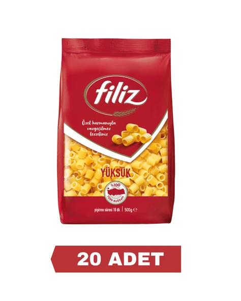 FİLİZ 500 GR YÜKSÜK MAKARNA 20 ADET 1 KOLİ ürün görseli 1